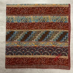 Missoni Multicolor Knit Pattern vintage handkerchief cotton